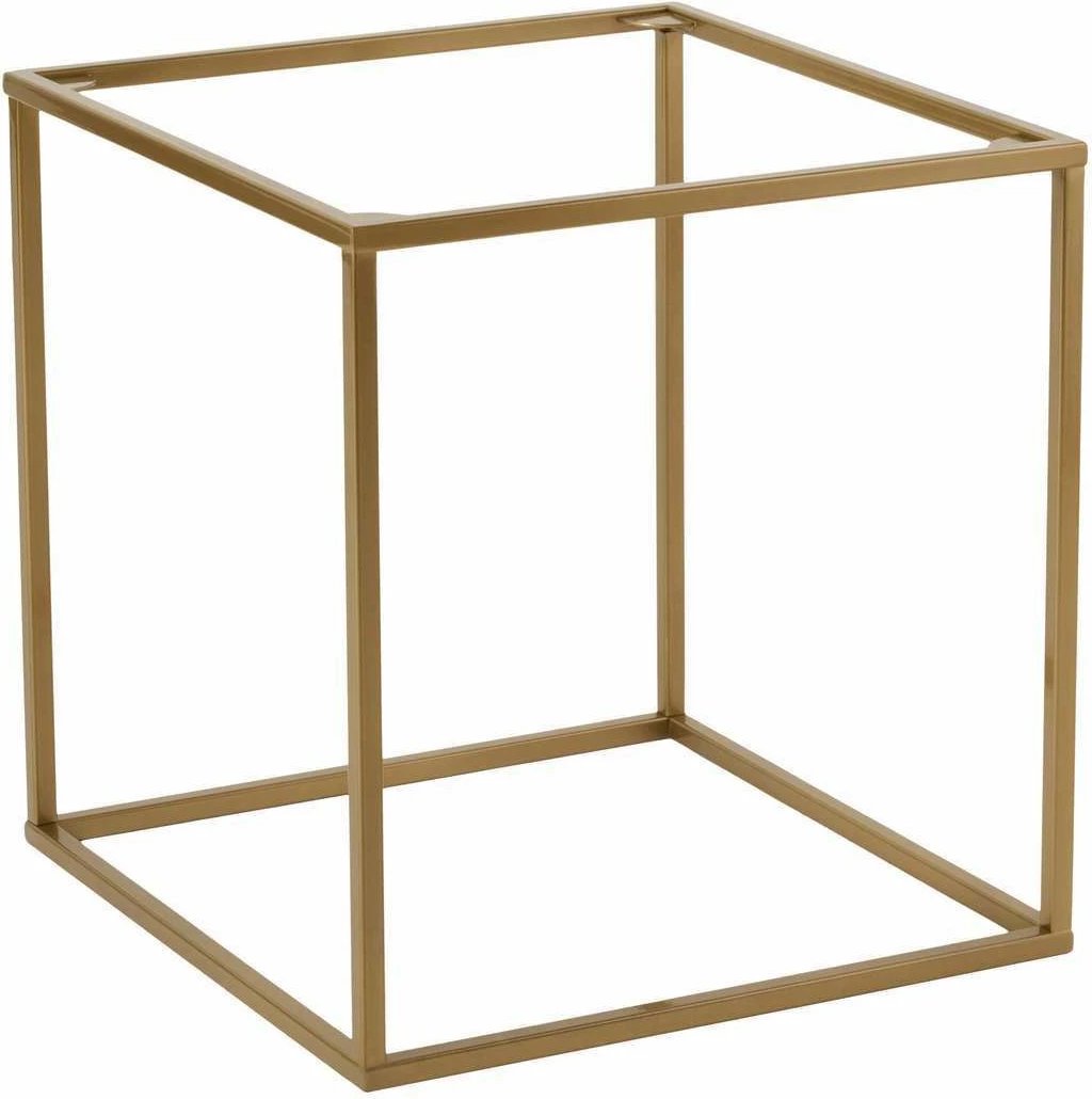 Tavolinë kafeje metalike, ngjyrë ari, Skye Decor, SHB-018-A