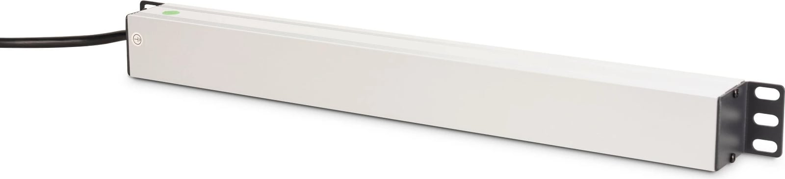 Prizë rack Digitus 8-porte 19 inch, 2m, alumini, e zezë