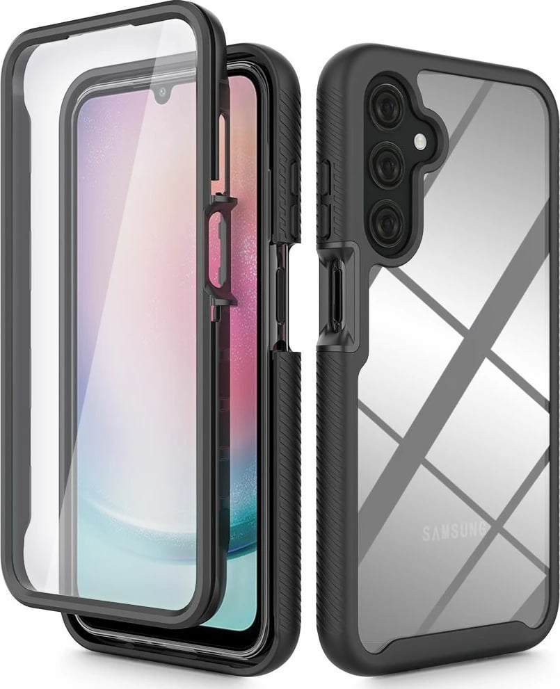 Mbështjellës Tech-Protect Defense360 për Samsung Galaxy A25 5G, zi