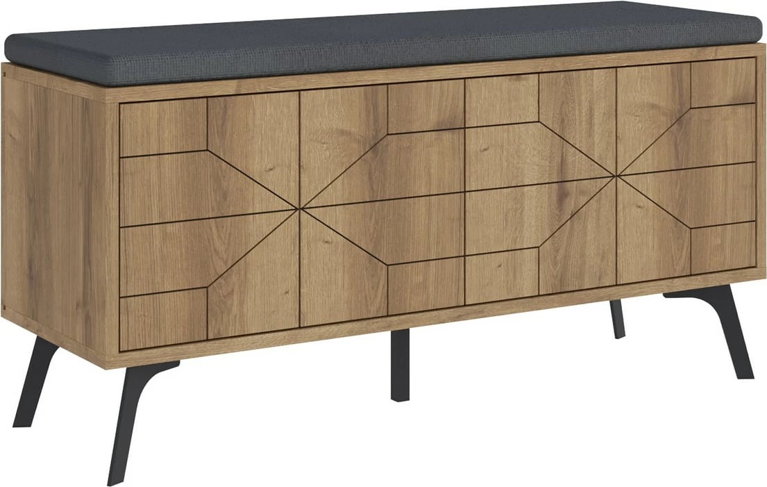 Dollap për këpucë Skye Decor, me ulëse, ngjyrë Hitit