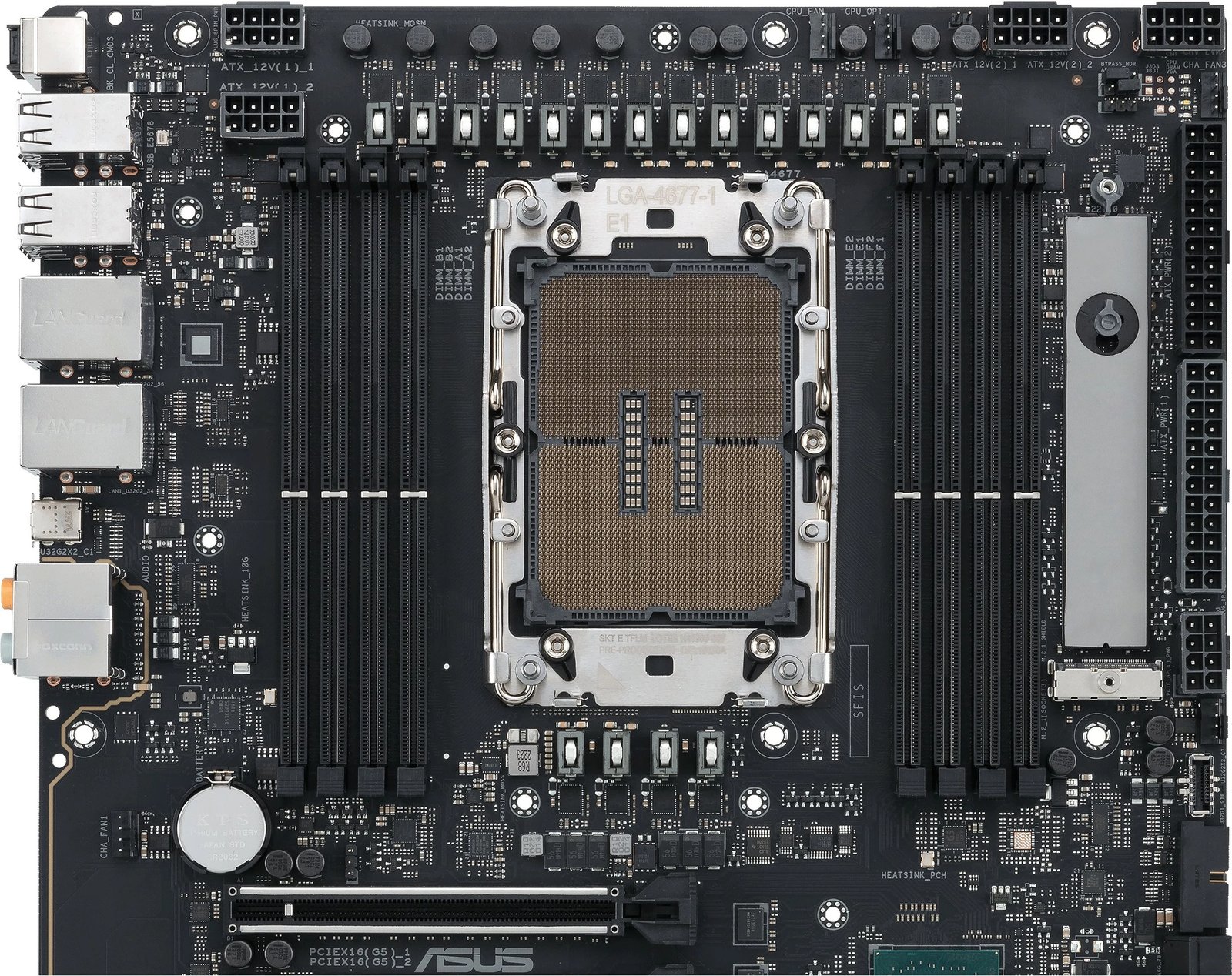 Pllakë amë ASUS PRO WS W790-ACE, Intel Xeon W, DDR5-SDRAM, 2.05 TB