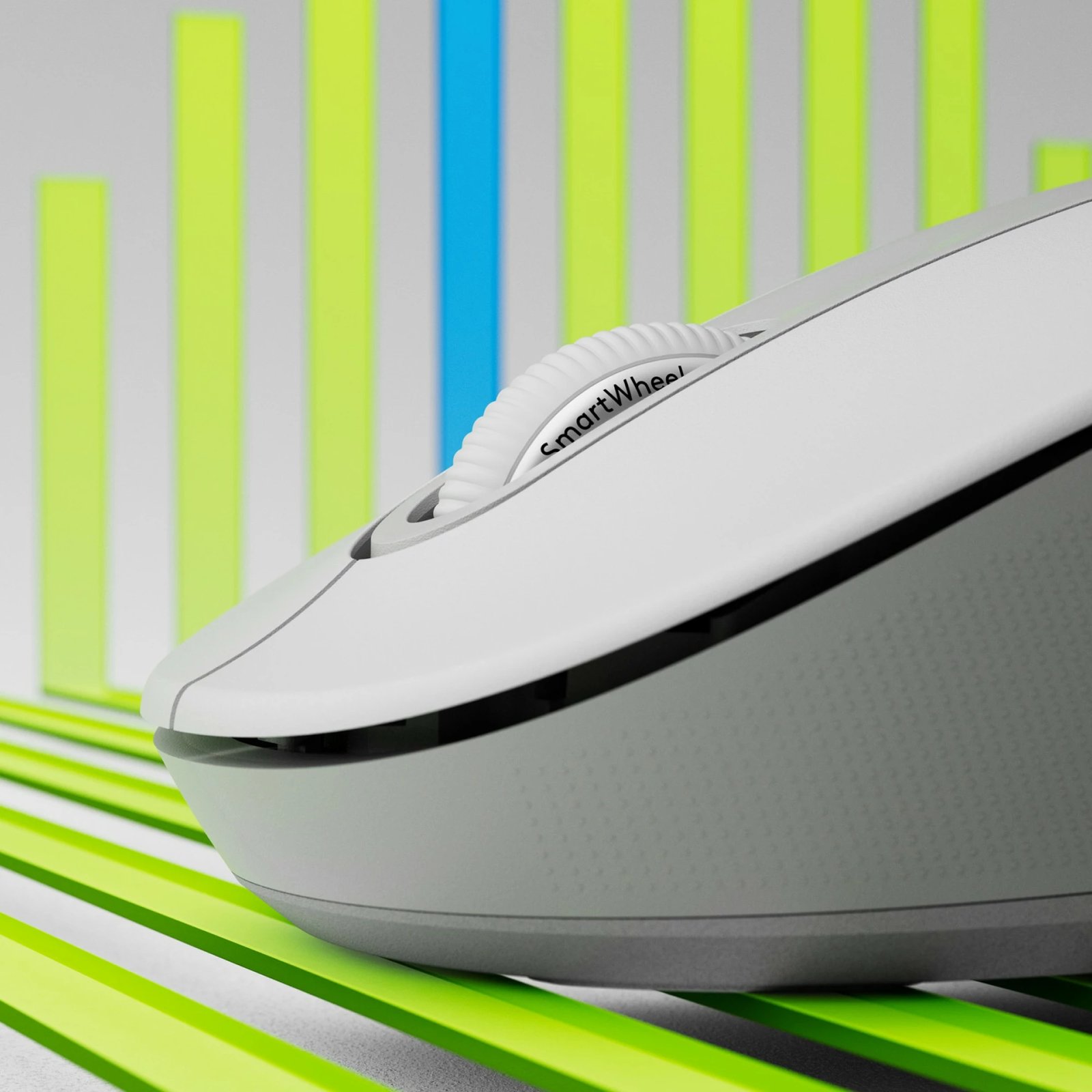 Maus Logitech Signature M650 L, Wireless, 4000 DPI, Bardhë