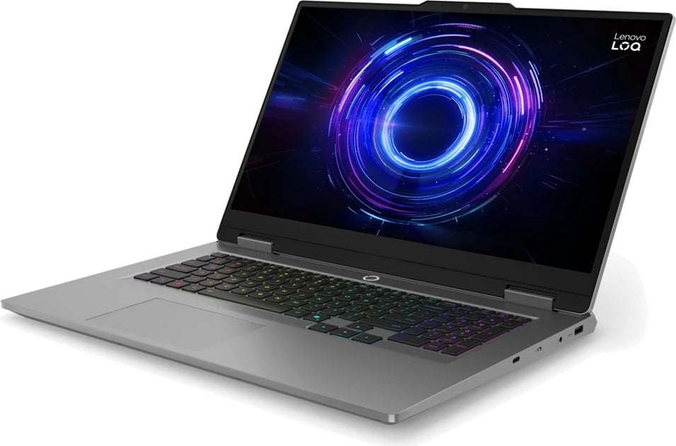 Laptop Lenovo LOQ 17IRX10, 17.3", Intel Core i7-13650HX, 16 GB RAM, 1 TB SSD, NVIDIA RTX 5060, Luna Grey