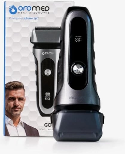 Makinë rroje oromed Oro-Shaver, LED, 600 mAh, e zezë/argjendtë