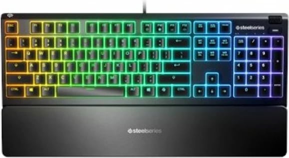 Tastierë gaming SteelSeries për meshkuj, e zezë