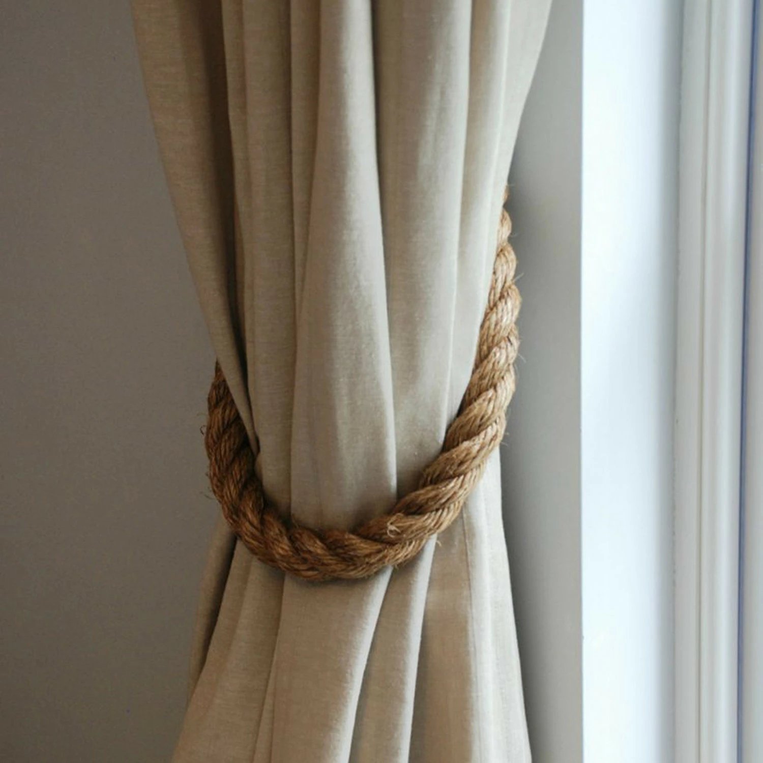Varëse muri prej litari, ngjyrë arre, Aberto Design, Boruraf123