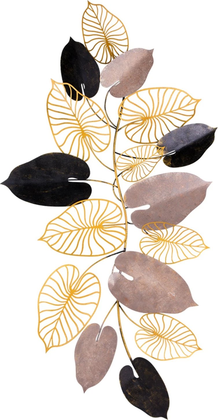 Aksesor dekorativ metalik për mur Wallity, Furize, shumëngjyrësh