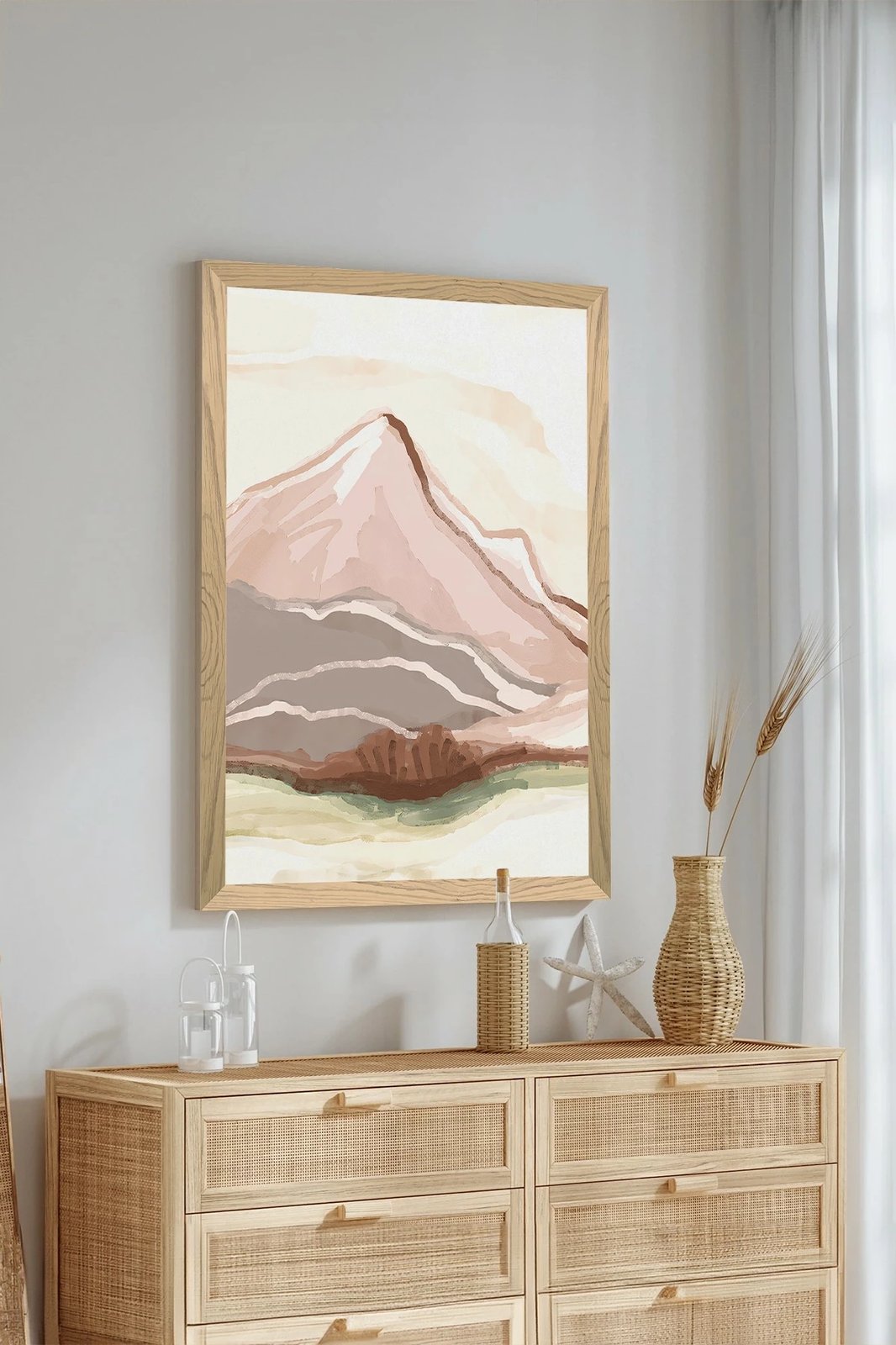 Pikturë dekorative për mur, shumëngjyrëshe, Wallity, Tekhammdf132, 33x48cm