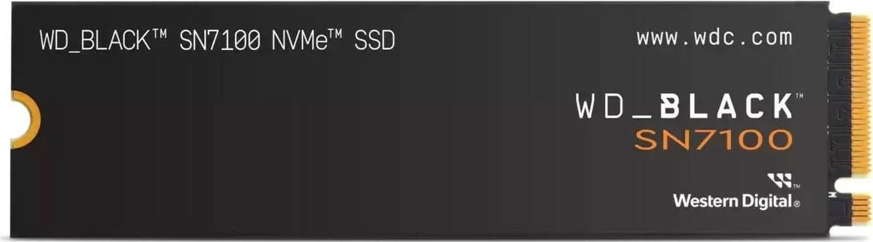 Disk SSD WD Black SN7100 1TB, M.2 PCIe NVMe, e zezë