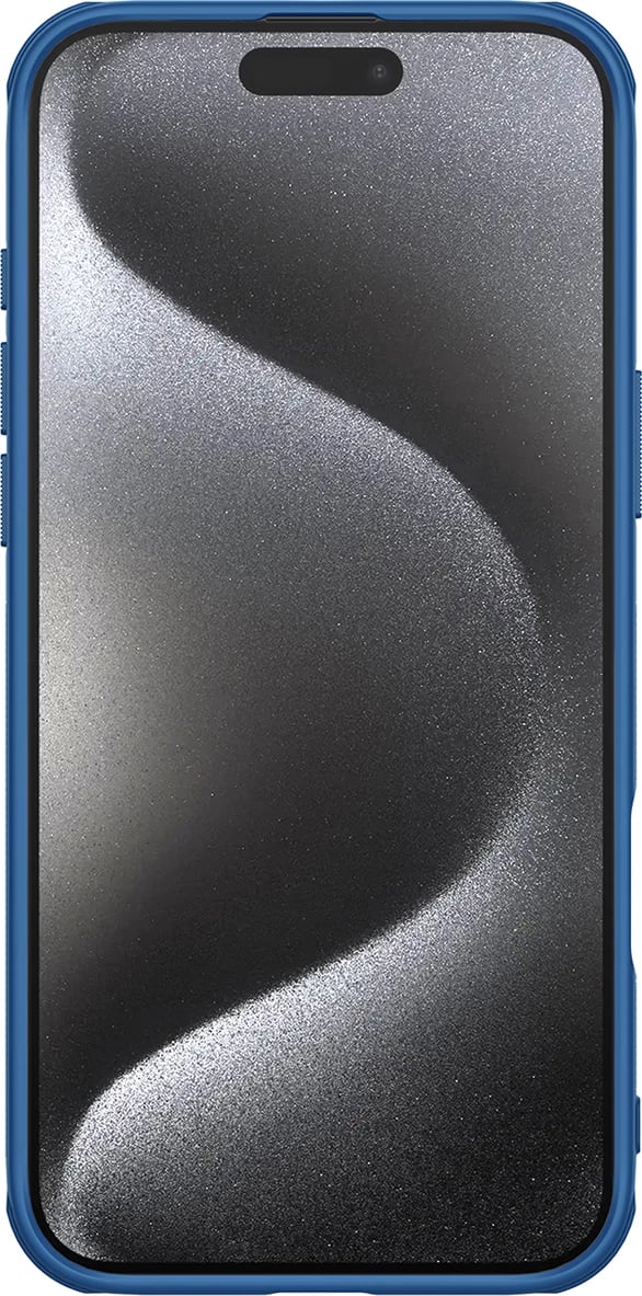 Mbështjellës Nillkin Super Frosted Shield Pro Magnetic për iPhone 16 Pro, kaltër