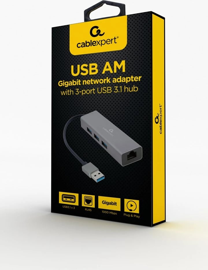 Adaptues Grafik USB Gembird A-AMU3-LAN-01