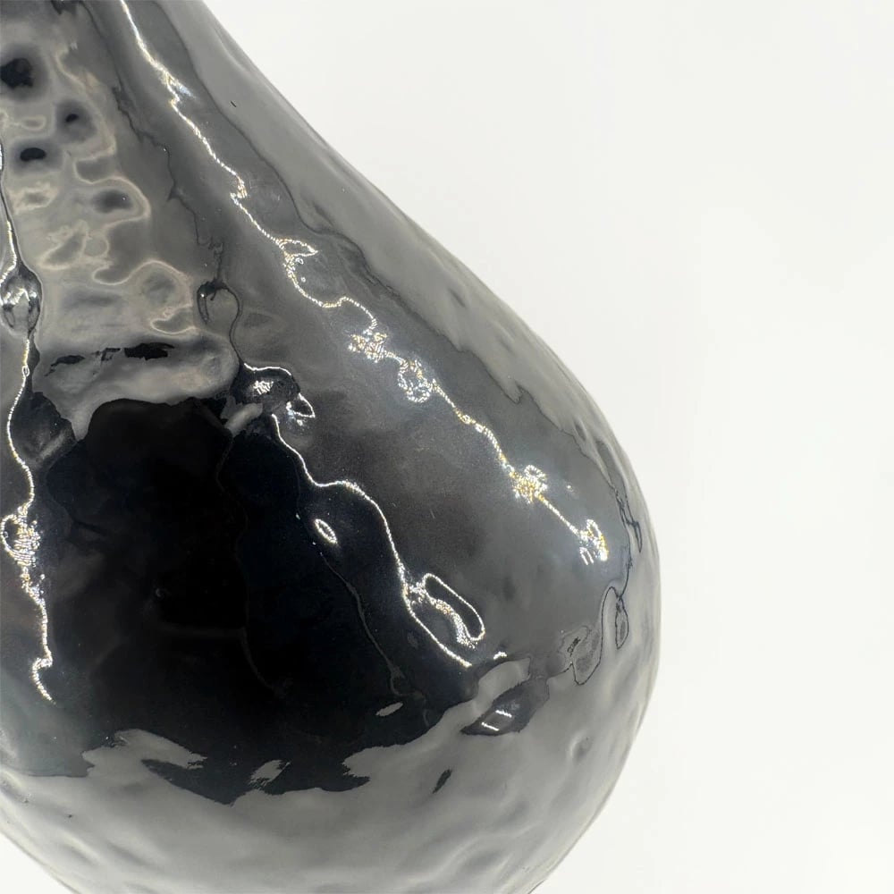 Vazo qelqi SPICE, e zezë, 22x22x35.5cm