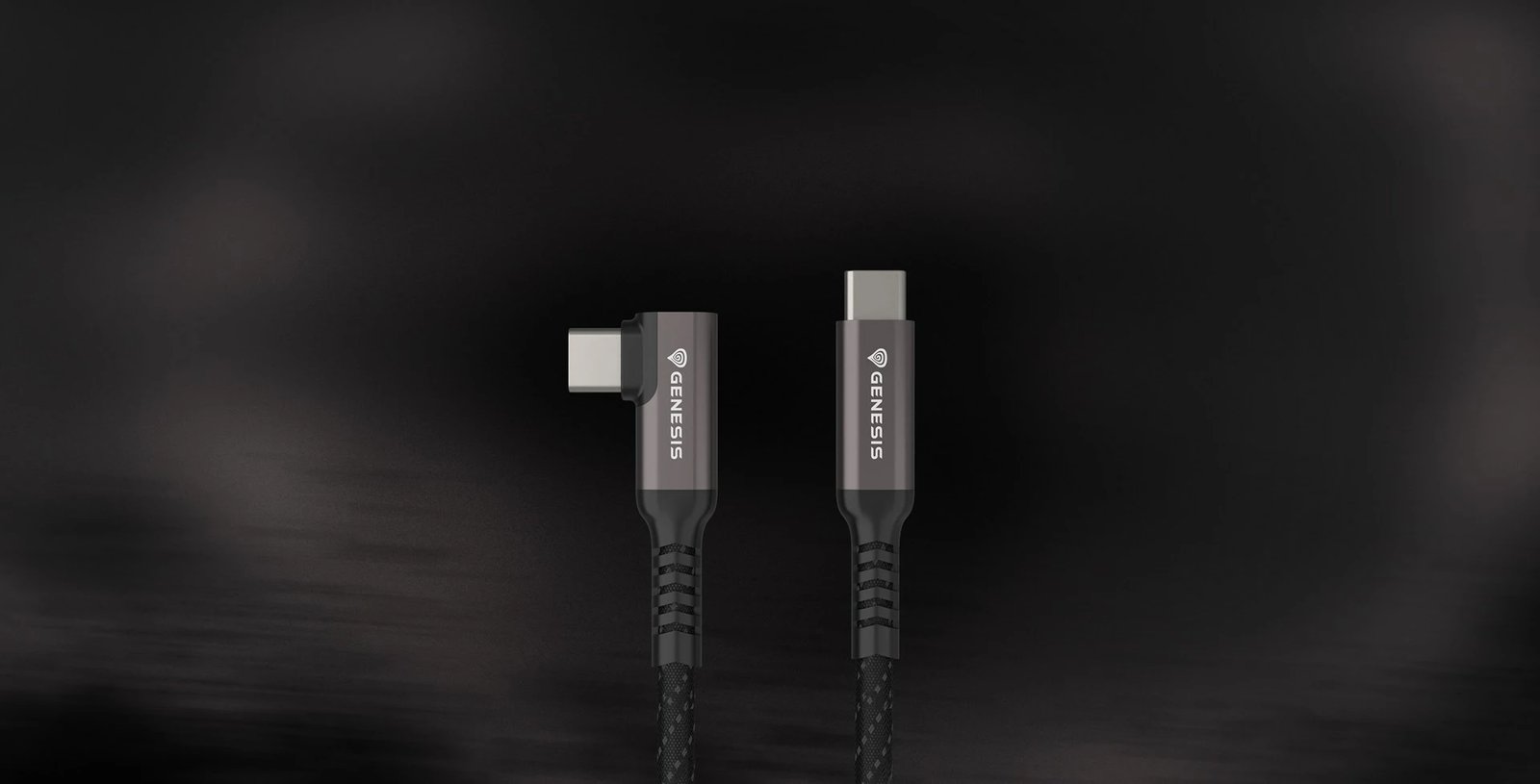 Kabllo USB-C GENESIS NVC-2218, 3m, USB 3.2 Gen 2, E zezë/Gri
