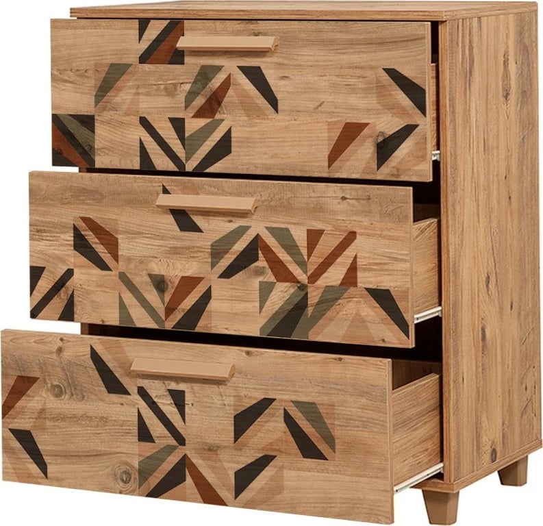 Komodë Hanah Home, Leva Gravis Triangle, ngjyrë Atlantic Pine