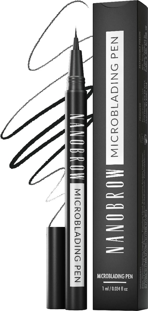Penel për vetulla Nanobrow Microblading Pen Precise Espresso 1ml