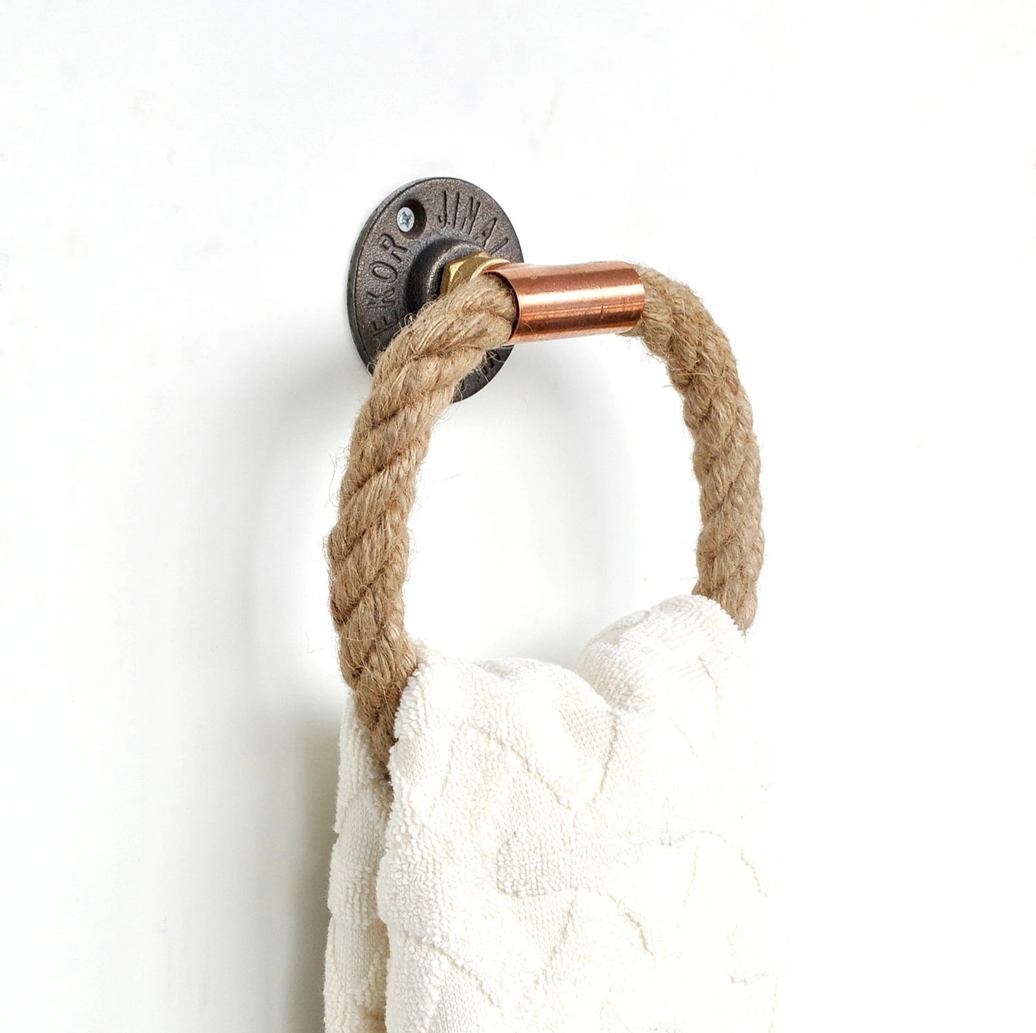 Varëse muri Pipe Hook, ngjyrë ari rozë, Cop011 Varëse muri Pipe Hook, ngjyrë ari rozë, Cop011