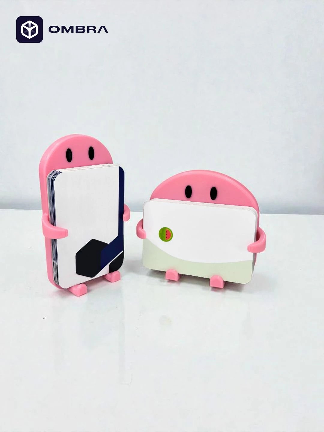 Mbajtëse për vizitëkarta DUO "Cute", pink