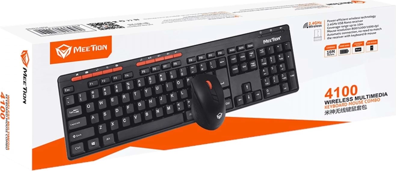 MT-4100 - Wireless Mouse Keyboard Combo ENG