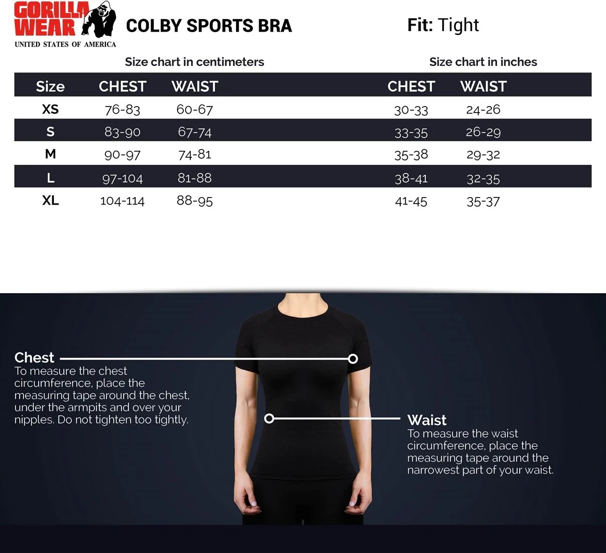 Colby Sports Bra - Black 