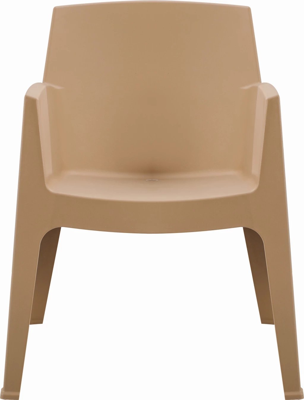 Karrige me krahë polipropileni SLEEK, ngjyrë kapuçino, FH6370.03, 57x56x82.5cm