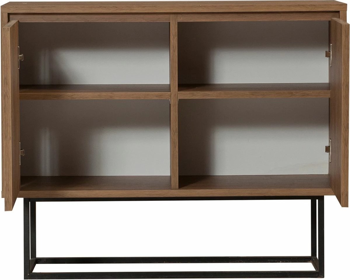 Konsolë Hanah Home, Zuri, ngjyrë arre dhe e zezë