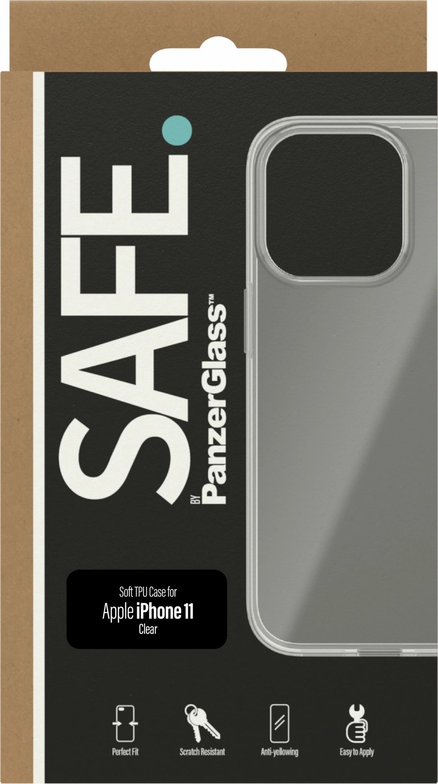 Mbështjellës PanzerGlass për Apple, TPU, transparent