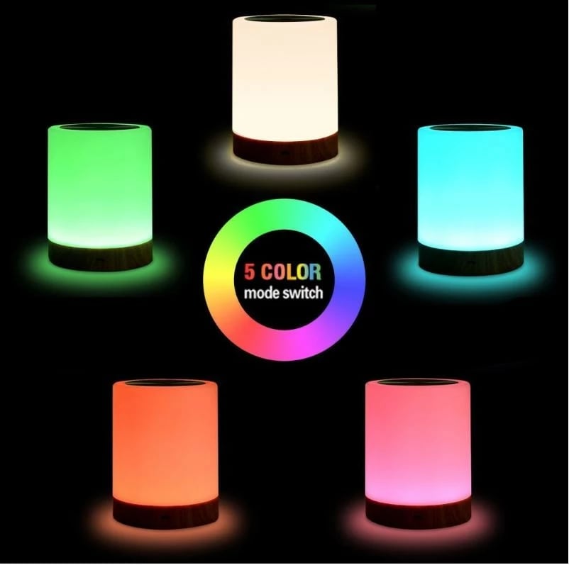 Llambë nate Techly I-LED TOUCH, LED, 12 cm, e bardhë, shumëngjyrëshe, USB Llambë nate Techly I-LED TOUCH, LED, 12 cm, e bardhë, shumëngjyrëshe, USB