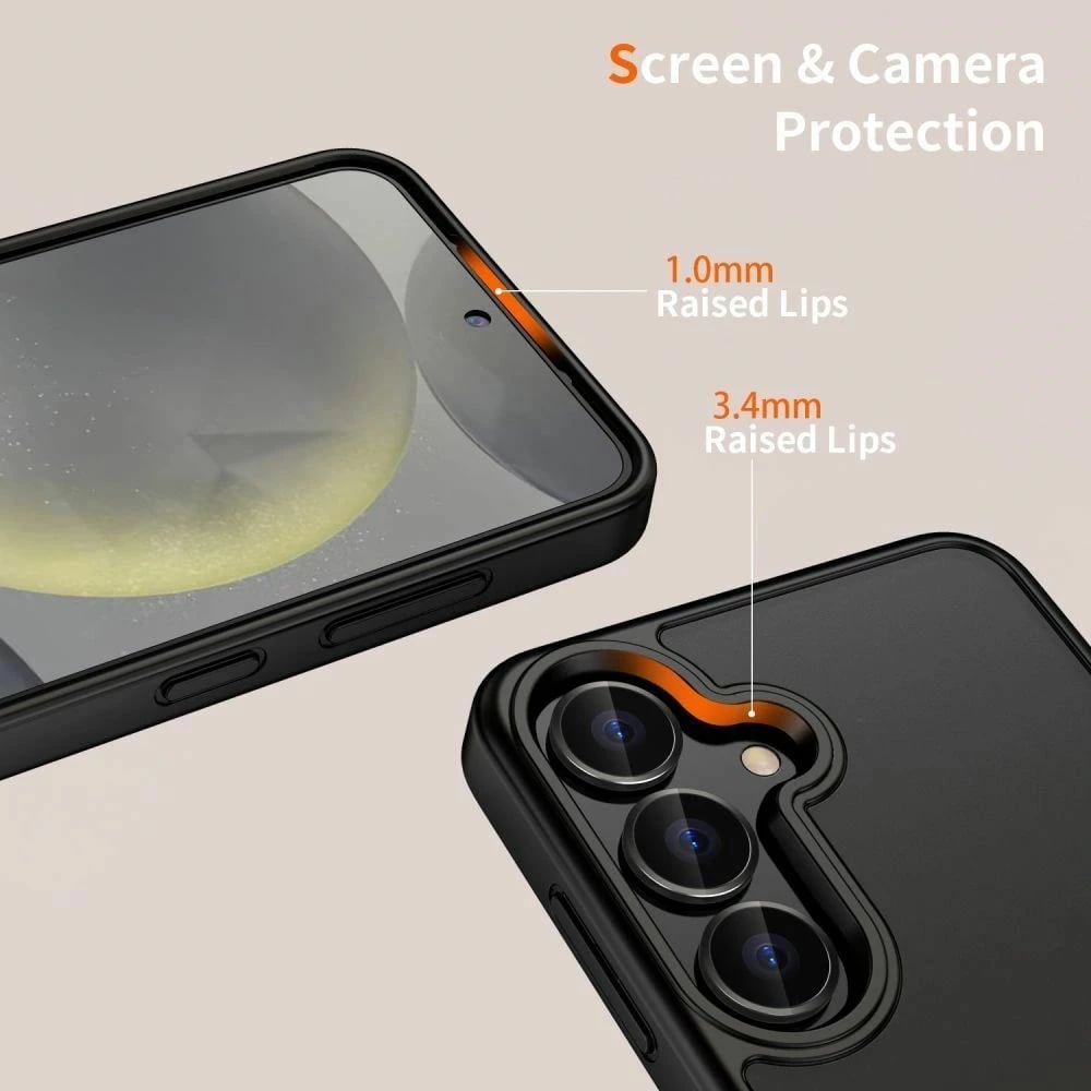 Mbështjellës Tech-Protect MagMat për Xiaomi Redmi Note 14 4G, gjysmë-transparent, i zi