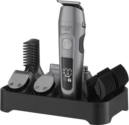 Set mirëmbajtje 6‑në‑1, Adler AD 2944, 2 shpejtësi, LCD, IPX6, deri 90 min, USB‑C, me bazë