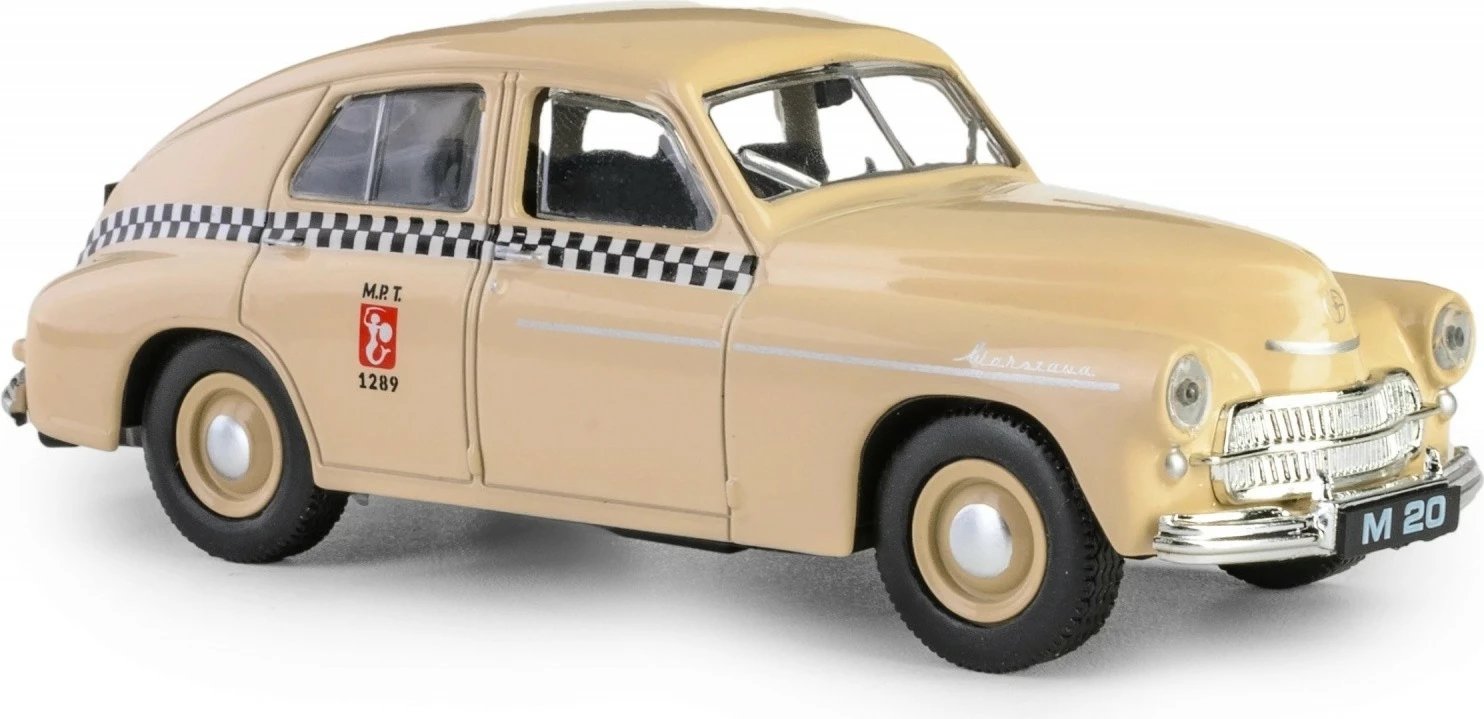 Makine lodër Daffi PRL Warsaw M20 Taxi, 1:43, Metal/Plastik, Rërë