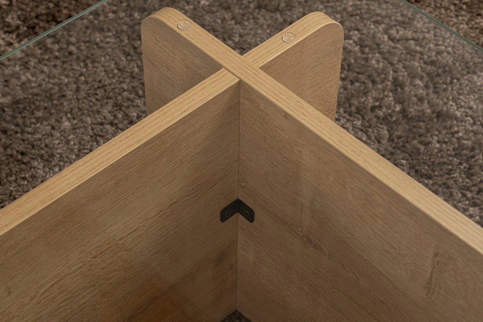 Tavolinë kafeje Nordure, Flavio, ngjyrë lisi mjaltë