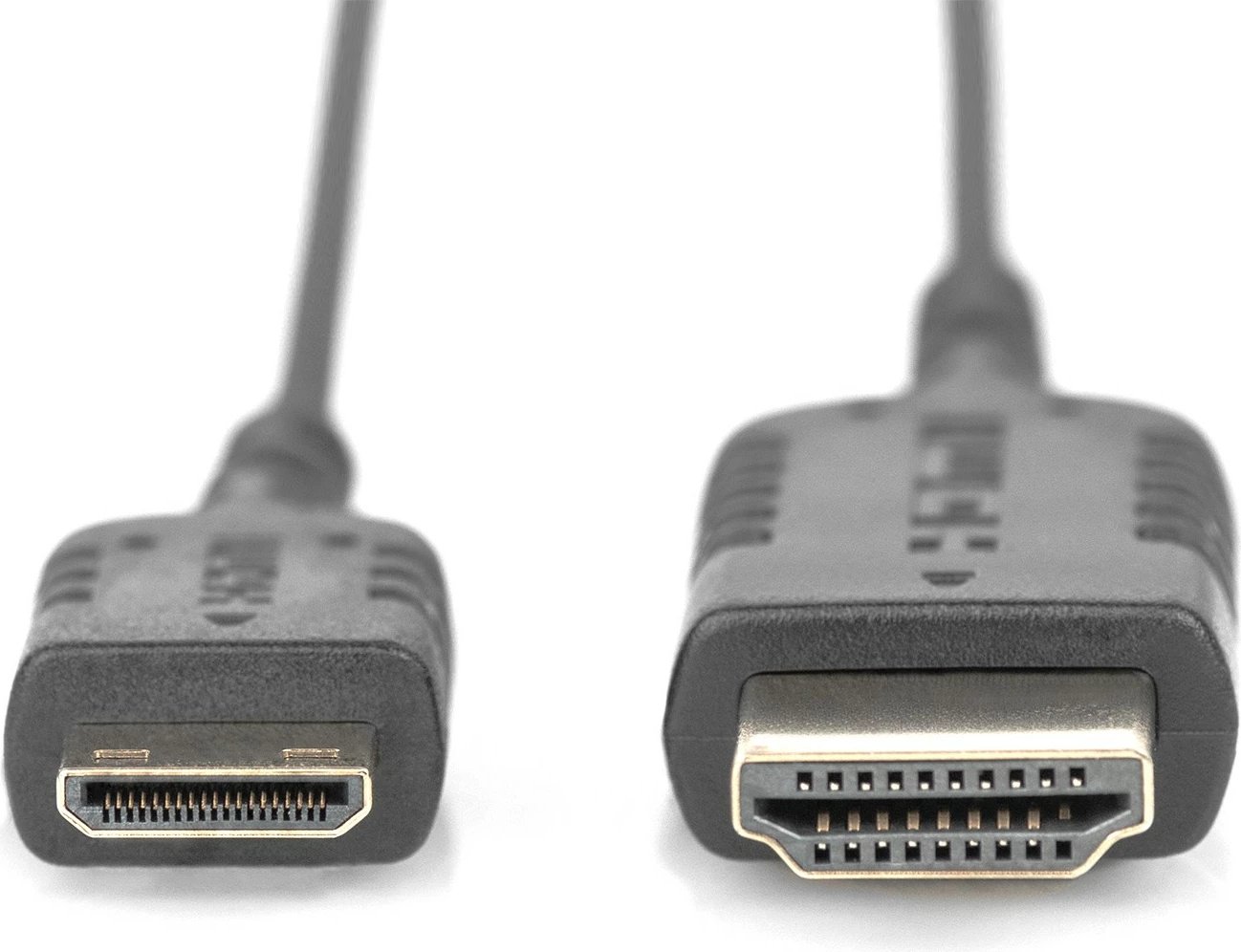 Kabllo HDMI Digitus, 2m, Type C (Mini), e zezë