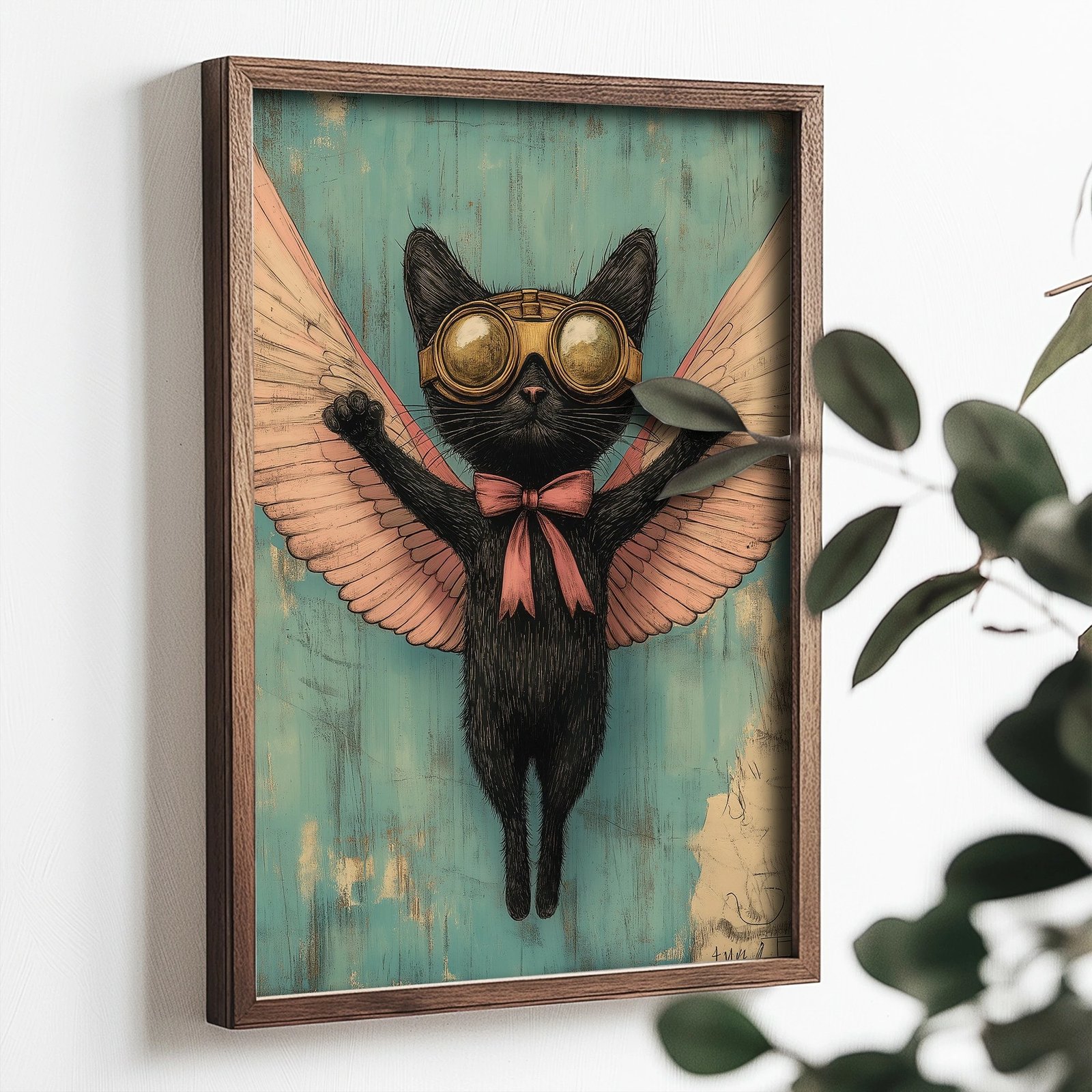 Pikturë dekorative me kornizë MDF, Wallity, TUN031-XL