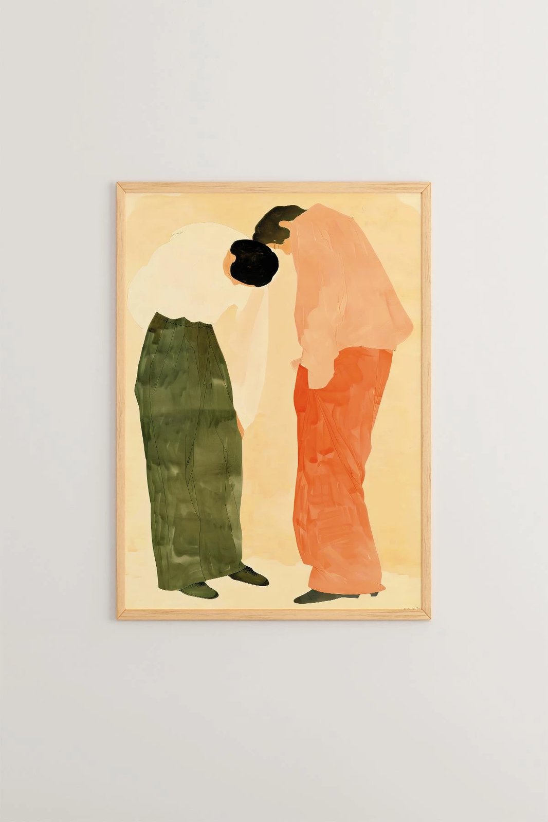 Pikturë dekorative me kornizë, Wallity, Lmnmdl1, shumëngjyrëshe, 33x48cm