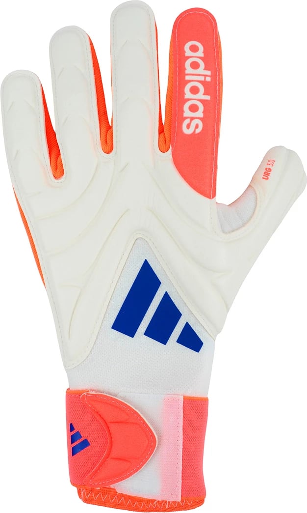 Doreza portieri adidas për meshkuj, të bardhë-portokalli