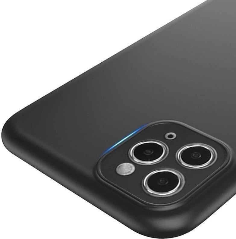 Mbështjellës Hurtel Soft Case për Oppo A78 5G, silikon i hollë, i zi