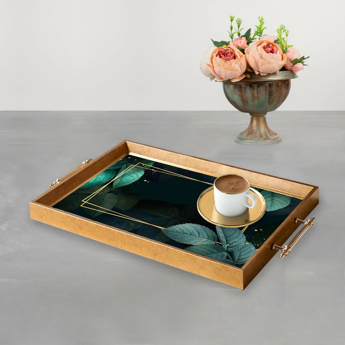 Tabaka dekorative prej qelqi, shumëngjyrëshe, Aberto Design, TPEA9774