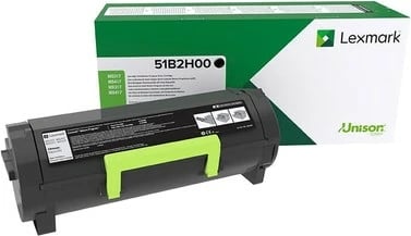 Toner Lexmark 51B2H00, 1 copë, Ngjyrë e zezë