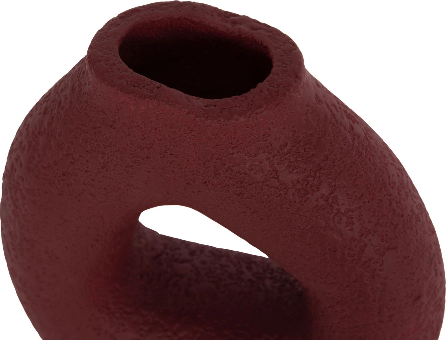 Vazo dekorative tavoline DECANT, terrakotë, ngjyrë e kuqe e errët, FH4667.06S, 17.5x6.5x17cm