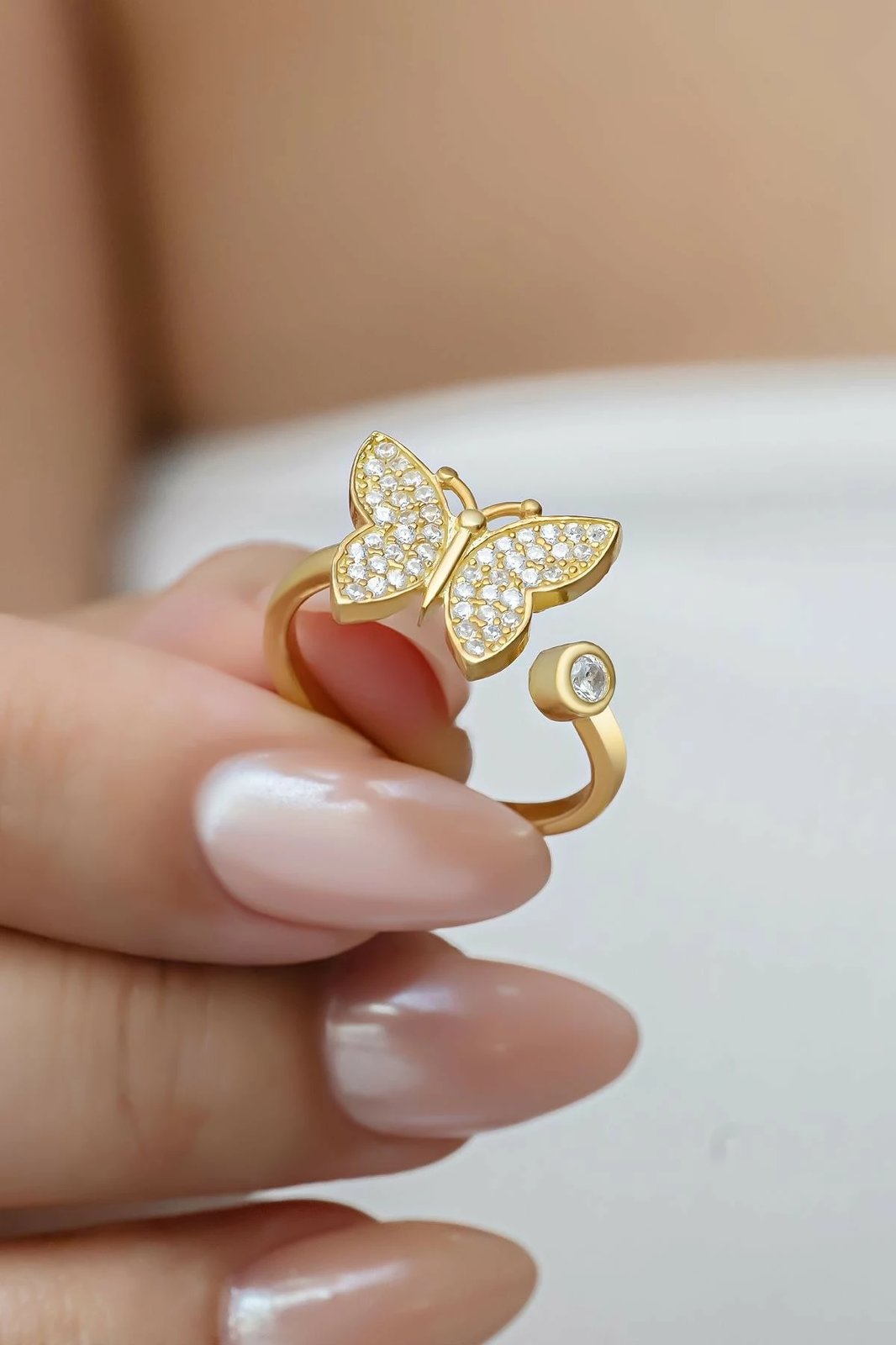 Unazë argjendi e artë me flutur, Jumeon, NRZ999343