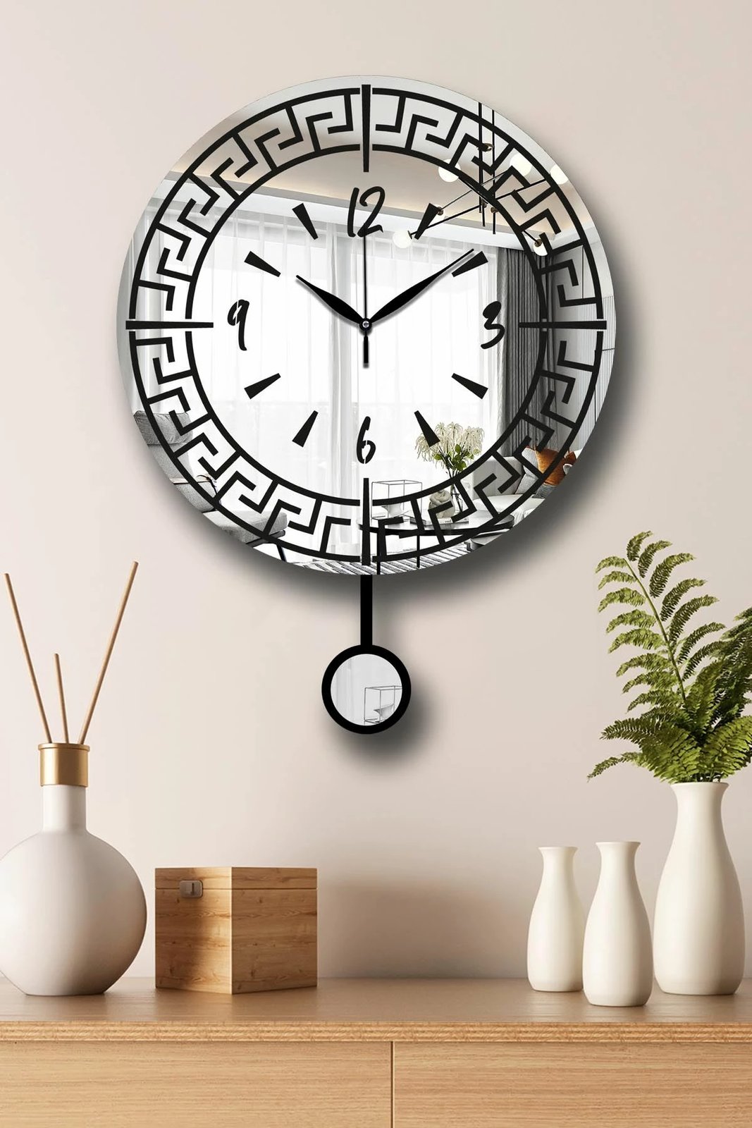 Orë muri dekorative Wallity, argjend, Vlnt113Gu