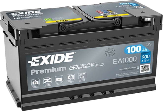 Bateri 12V 100Ah Exide Premium Ea1000 Bateri 12V 100Ah Exide Premium Ea1000