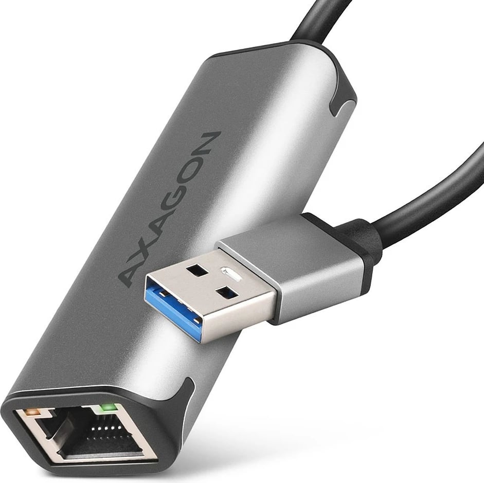 Kartë rrjeti AXAGON ADE-25R, 2.5 Gigabit Ethernet, USB-A 3.2 Gen 1, Gri