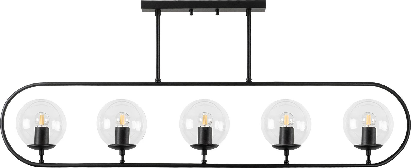 Llambë tavani Opviq, Jewel - 10616, e zezë