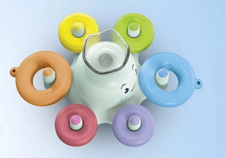 set lojërash uji, Playmobil Junior Aqua 71438 Colorful Octopus, 17 pjesë, për banjë, shumëngjyrësh