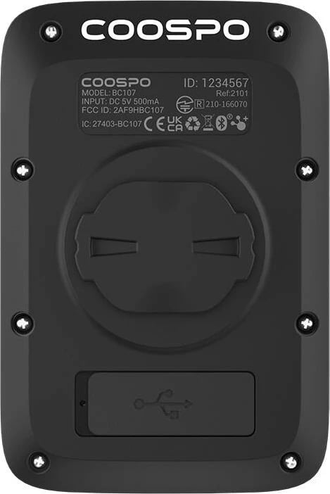 Kompjuter biçiklete Coospo BC107, GPS & ANT+, i zi