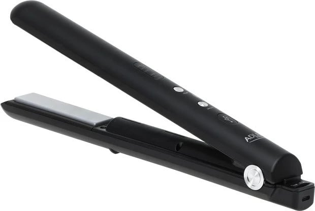 Hekur për drejtim flokësh Adler AD 2327b, qeramik, i zi