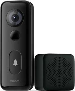Zile dere e mençur Xiaomi Smart Doorbell 3S, e zezë