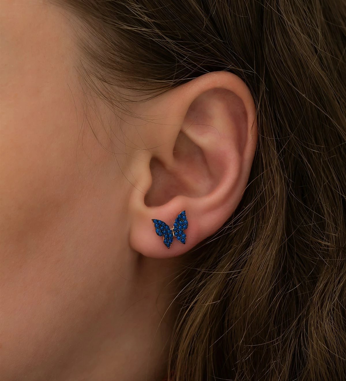 Vath argjendi flutur, ngjyrë rozë e artë dhe kaltër e errët, Jumeon, NRZ1133