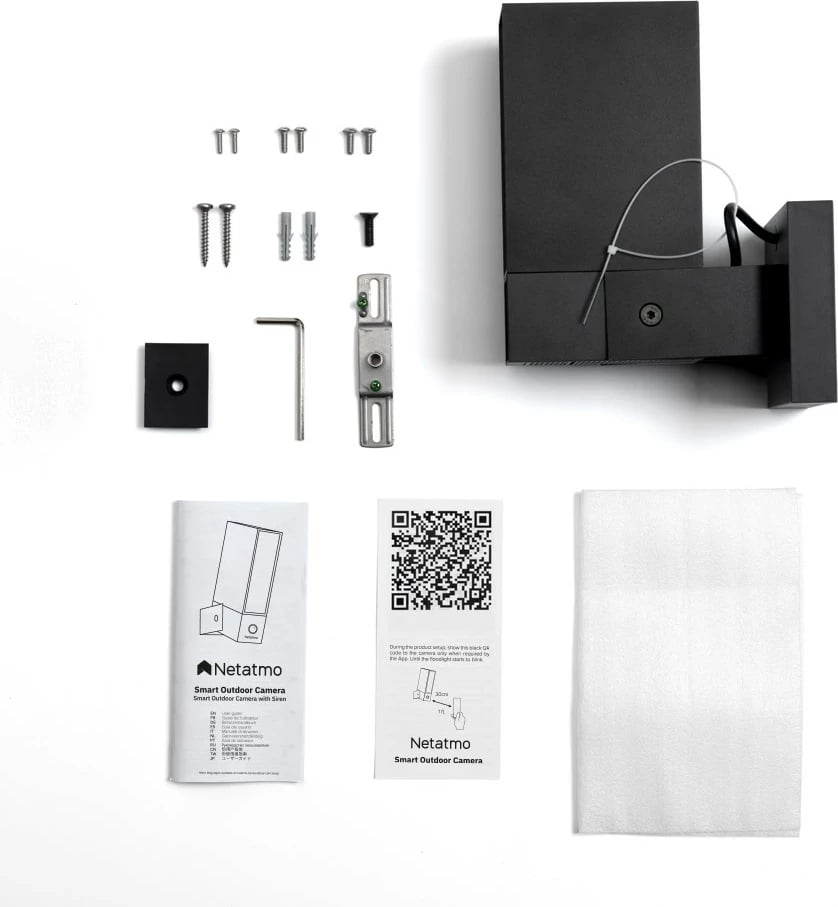 Kamerë sigurie IP Netatmo Presence Box, 1920 x 1080 pixels, e zezë